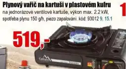 EVA Plynový vařič na kartuši v plastovém kufru nabídka