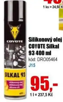 EVA Silikonový olej COYOTE Silkal 93 nabídka