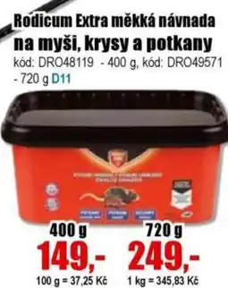 EVA Rodicum Extra měkká návnada na myši, krysy a potkany nabídka