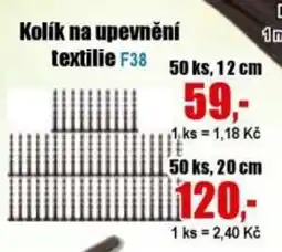 EVA Kolík na upevnění textilie nabídka