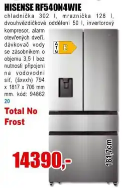 EVA HISENSE RF540N4WIE nabídka