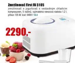 EVA Zmrzlinovač First FA 5105 nabídka