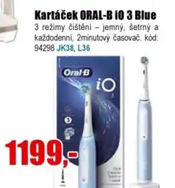 EVA Kartáček ORAL-B i0 3 Blue nabídka