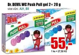 EVA Dr. DEVIL WC Push Pull gel nabídka