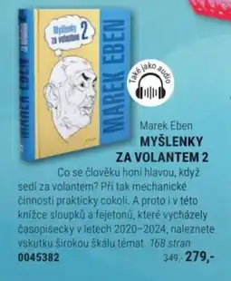 Knižní klub Marek Eben MYŠLENKY ZA VOLANTEM 2 nabídka