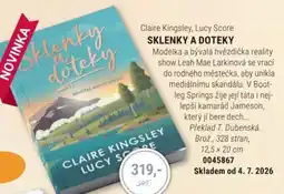 Knižní klub Claire Kingsley, Lucy Score SKLENKY A DOTEKY nabídka