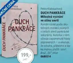 Knižní klub Petra Klabouchová DUCH PANKRÁCE Milostná vyznání ve stínu smrti nabídka