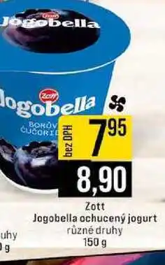 Jip Zott Jogobella ochucený jogurt různé druhy nabídka