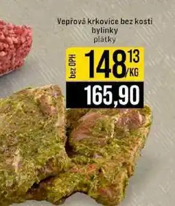 Jip Vepřová krkovice bez kosti bylinky plátky nabídka