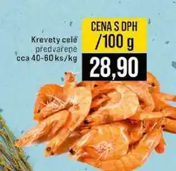Jip Krevety celé předvarené cca 40-60 ks/kg nabídka