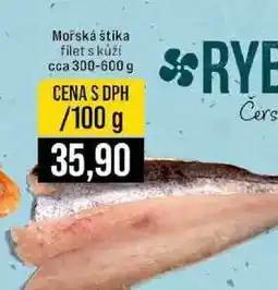 Jip Mořská štika filet s kůží cca 300-600 g 100g nabídka