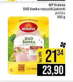 Jip MP Krásno DUO šunka nejvyšší jakosti plátky nabídka