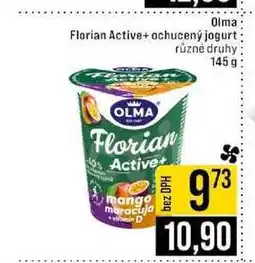 Jip Olma Florian Active+ ochucený jogurt různé druhy 145g nabídka