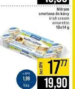 Jip Milram smetana do kávy irish cream amaretto nabídka