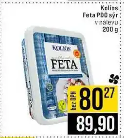 Jip Kolios! Feta PDO sýr v nálevu nabídka
