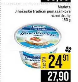 Jip Madeta Jihočeské tradiční pomazánkové různé druhy nabídka