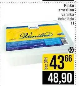 Jip Pinko zmrzlina vanilka čokoláda nabídka