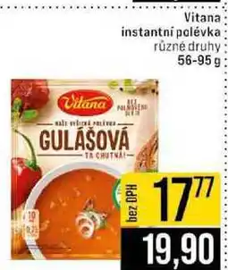 Jip Vitana instantní polévka různé druhy nabídka
