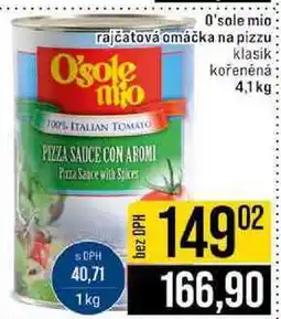Jip O'sole mio rajčatová omáčka na pizzu klasik kořeněná nabídka