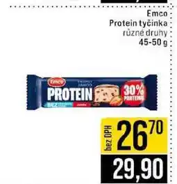 Jip Emco Protein tyčinka různé druhy nabídka