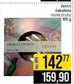 Jip Vestri čokoláda různé druhy nabídka