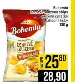 Jip Bohemia čerstvě sklizeno chips pečené kuřatko lahodné lišky nabídka
