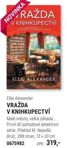 Knižní klub Ellie Alexander VRAŽDA V KNIHKUPECTVÍ nabídka
