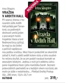 Knižní klub Irina Shapiro VRAŽDA V ARDITH HALL nabídka