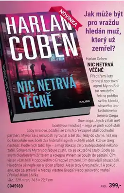Knižní klub Harlan Coben NIC NETRVÁ VĚČNĚ nabídka