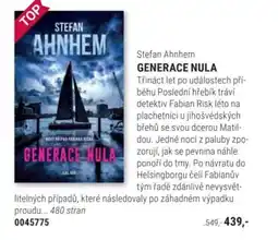Knižní klub Stefan Ahnhem GENERACE NULA nabídka