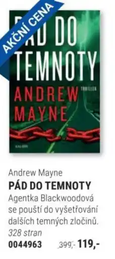 Knižní klub Andrew Mayne PÁD DO TEMNOTY nabídka