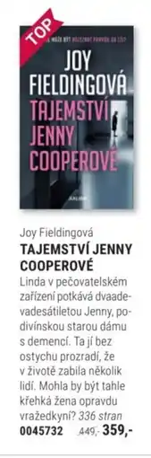 Knižní klub Joy Fieldingová TAJEMSTVÍ JENNY COOPEROVÉ nabídka