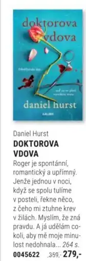 Knižní klub Daniel Hurst DOKTOROVA VDOVA nabídka