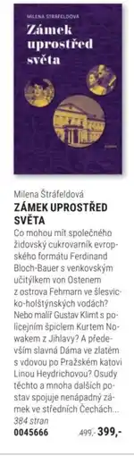 Knižní klub Milena Štráfeldová ZÁMEK UPROSTŘED SVĚTA nabídka