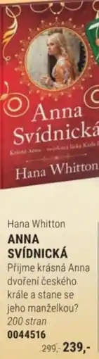 Knižní klub Hana Whitton ANNA SVÍDNICKÁ nabídka