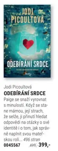Knižní klub Jodi Picoultová ODEBÍRÁNÍ SRDCE nabídka