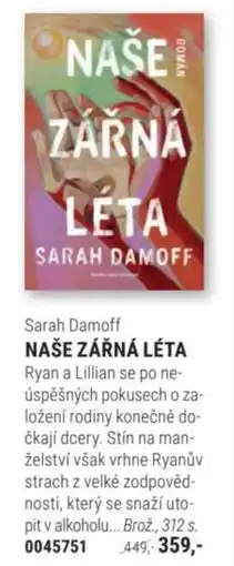Knižní klub Sarah Damoff NAŠE ZÁŘNÁ LÉTA nabídka
