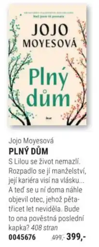 Knižní klub Jojo Moyesová PLNÝ DŮM nabídka