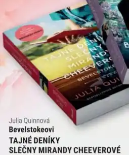 Knižní klub Julia Quinnová Bevelstokeovi TAJNÉ DENÍKY SLEČNY MIRANDY CHEEVEROVÉ nabídka