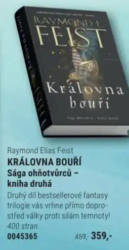 Knižní klub Raymond Elias Feist KRÁLOVNA BOUŘÍ Sága ohňotvůrců - kniha druhá nabídka