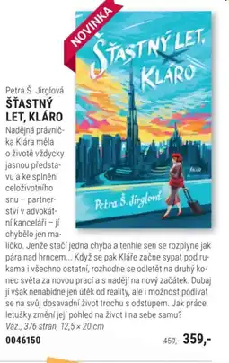 Knižní klub Petra Š. Jirglová ŠŤASTNÝ LET, KLÁRO nabídka
