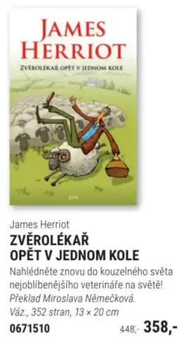 Knižní klub James Herriot ZVĚROLÉKAŘ OPĚT V JEDNOM KOLE nabídka