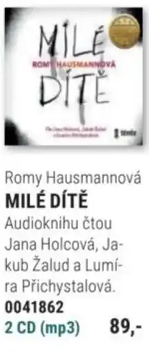 Knižní klub Romy Hausmannová MILÉ DÍTĚ nabídka