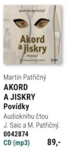 Knižní klub Martin Patřičný AKORD A JISKRY Povídky nabídka