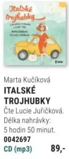 Knižní klub Marta Kučíková ITALSKÉ TROJHUBKY nabídka