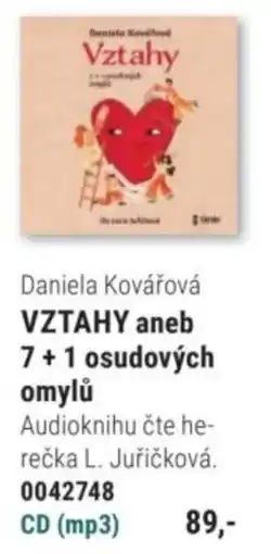 Knižní klub Daniela Kovářová VZTAHY aneb 7 +1 osudových omylů nabídka
