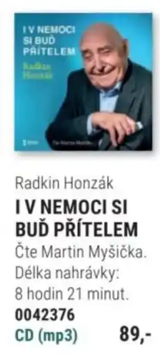 Knižní klub Radkin Honzák IV NEMOCI SI BUĎ PŘÍTELEM nabídka