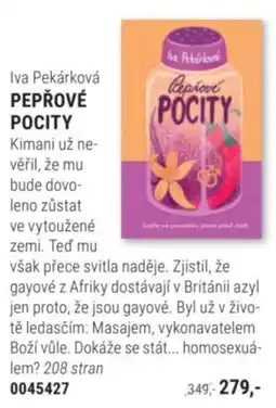 Knižní klub Iva Pekárková PEPŘOVÉ POCITY nabídka