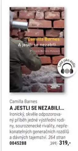 Knižní klub Camilla Barnes A JESTLI SE NEZABILI nabídka