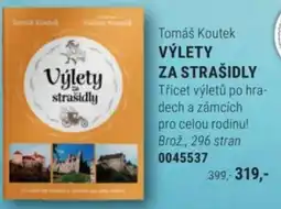 Knižní klub Tomáš Koutek VÝLETY ZA STRAŠIDLY nabídka